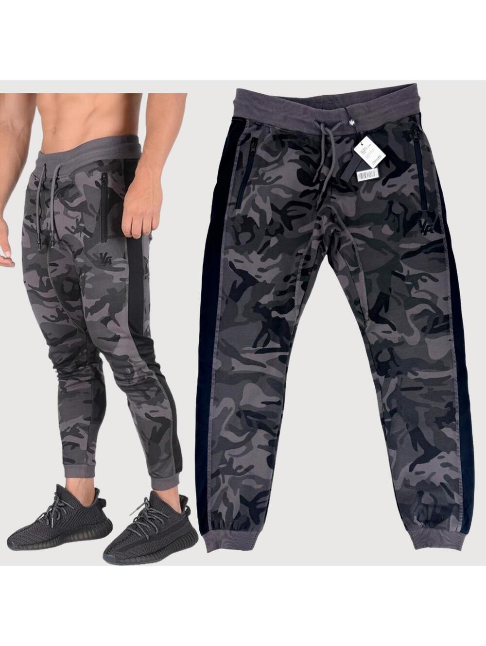 YoungLA NWT Camo Jogger Sweatpants Gray L